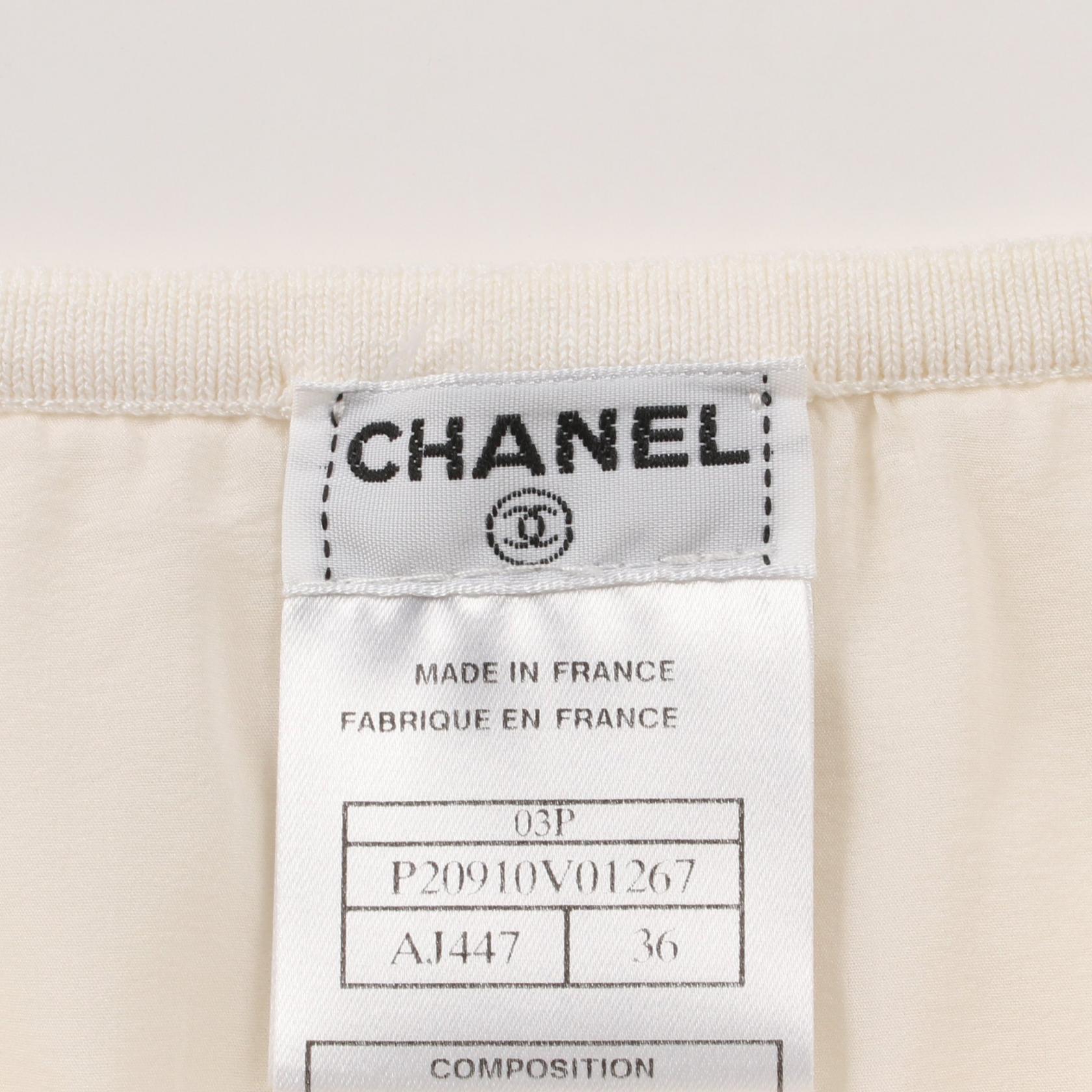 Top Quality Chanel Cotton Icon Skirt P20910