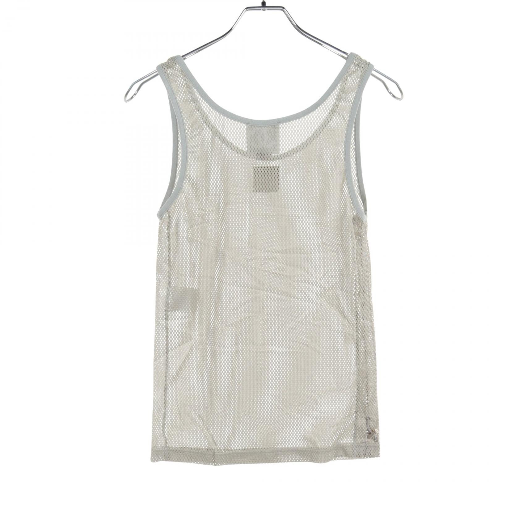 Top Quality Chanel Coco Mark Mesh Tank Top Polyester