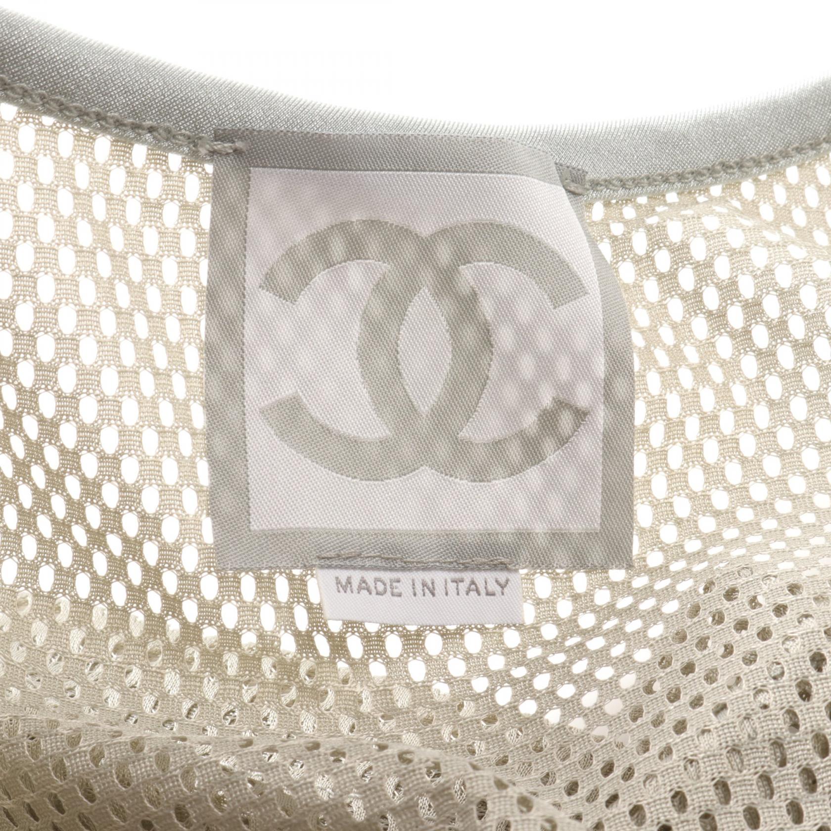 Top Quality Chanel Coco Mark Mesh Tank Top Polyester