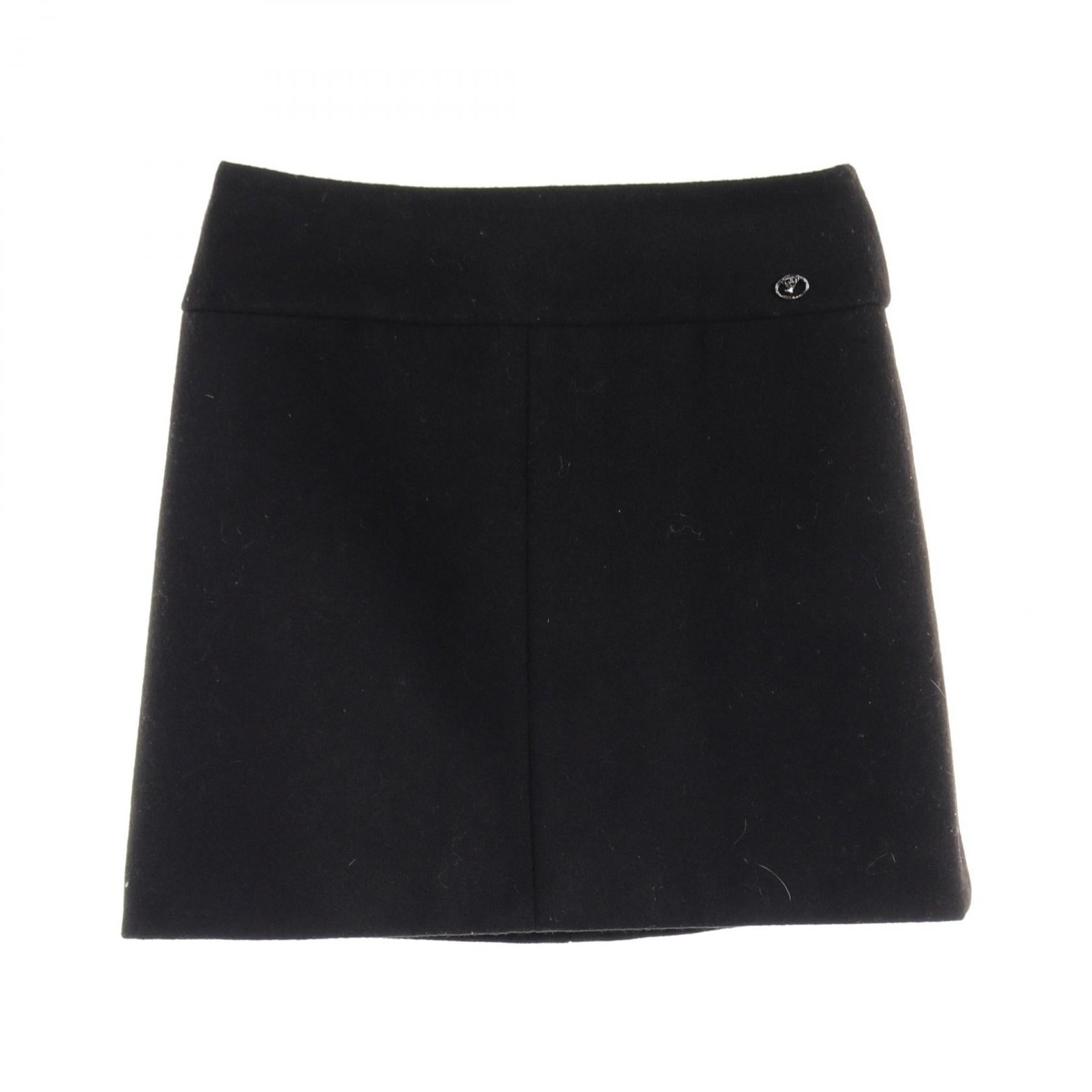 Top Quality Chanel Wool Skirt Black P51908