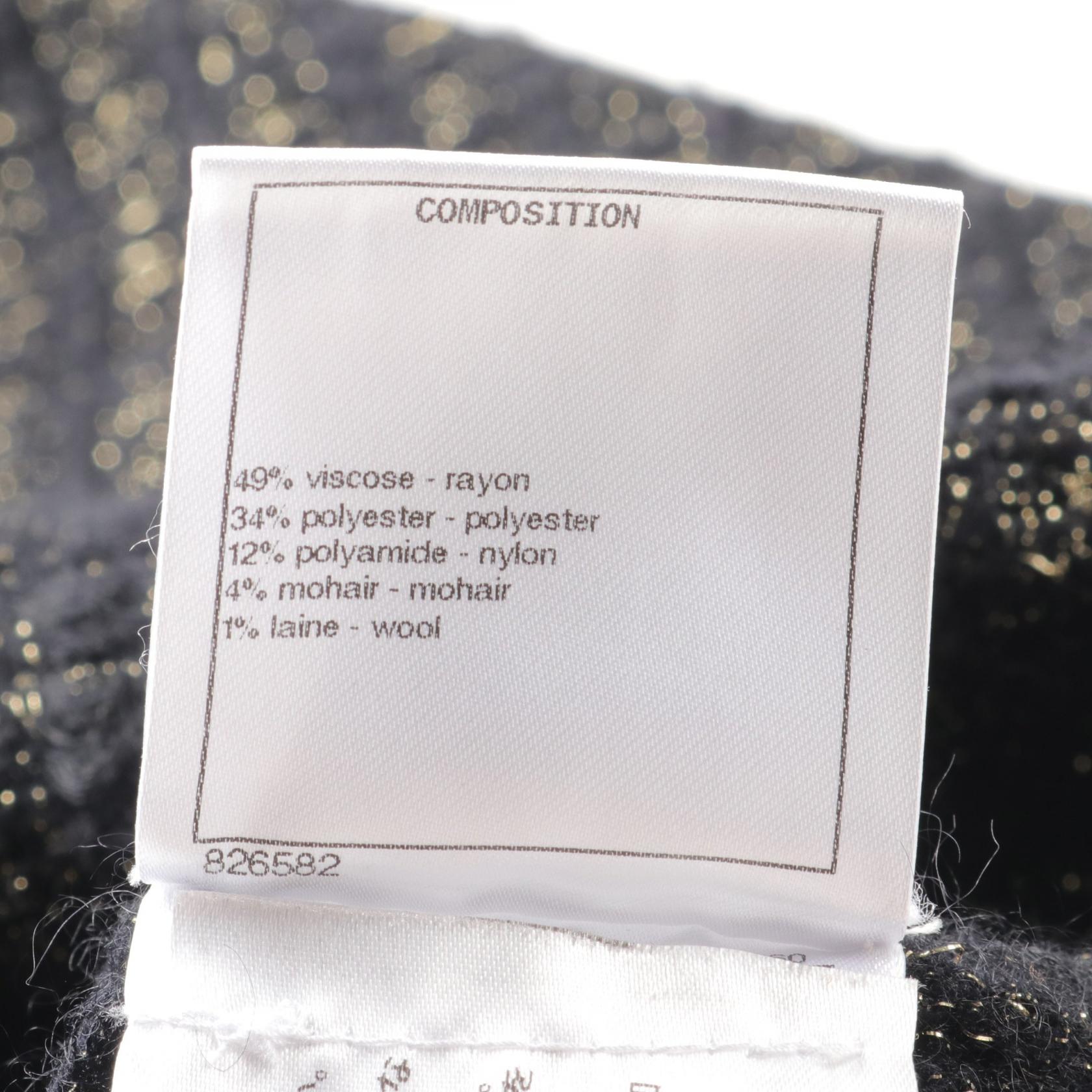 Top Quality Chanel Knit Tweed Skirt Rayon Wool Mohair