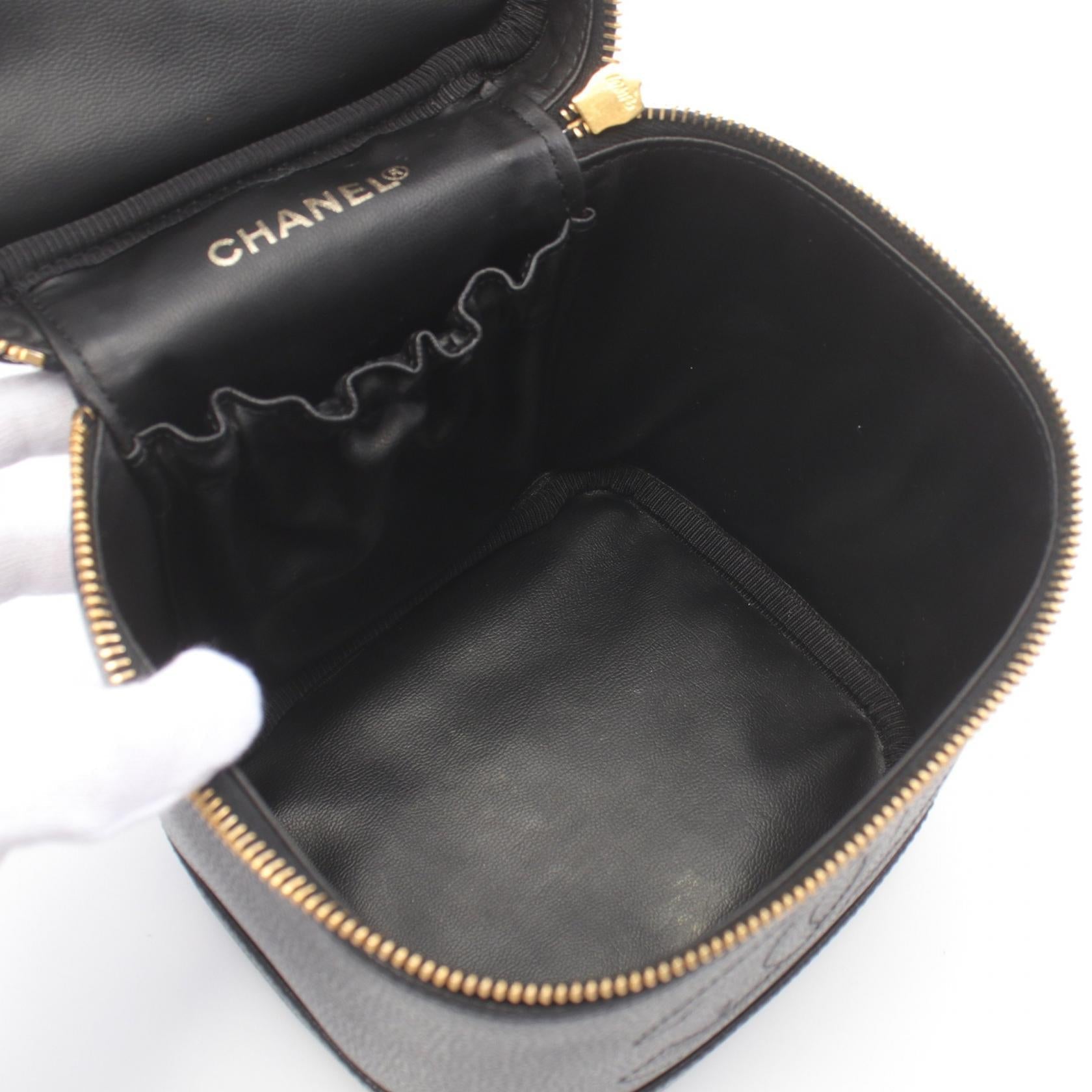 Top Quality Chanel Caviar Skin Coco Mark Handbag A01998