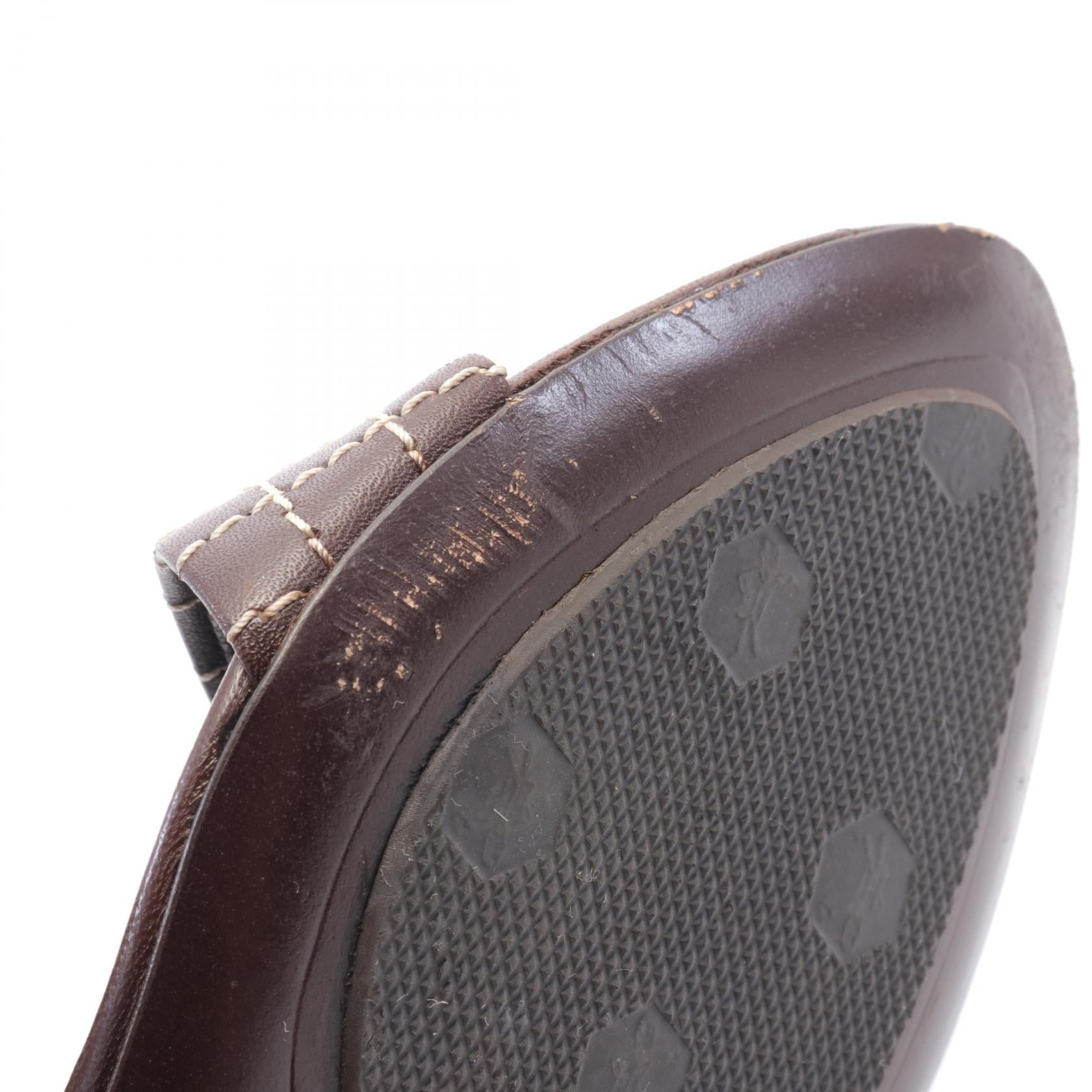 Top Quality Chanel Leather Coco Mark Sandals