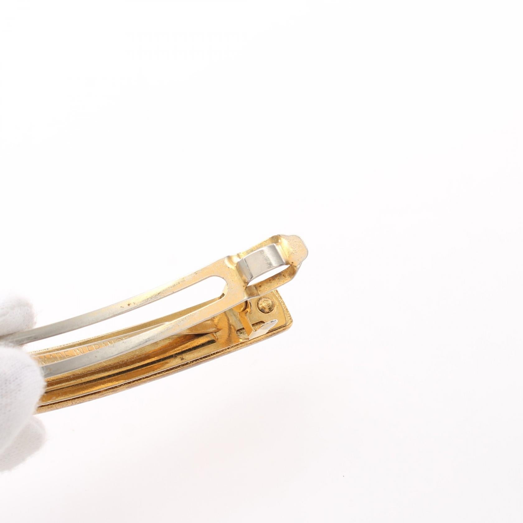 Top Quality Chanel COCO Gold Barrette Hair Accessory