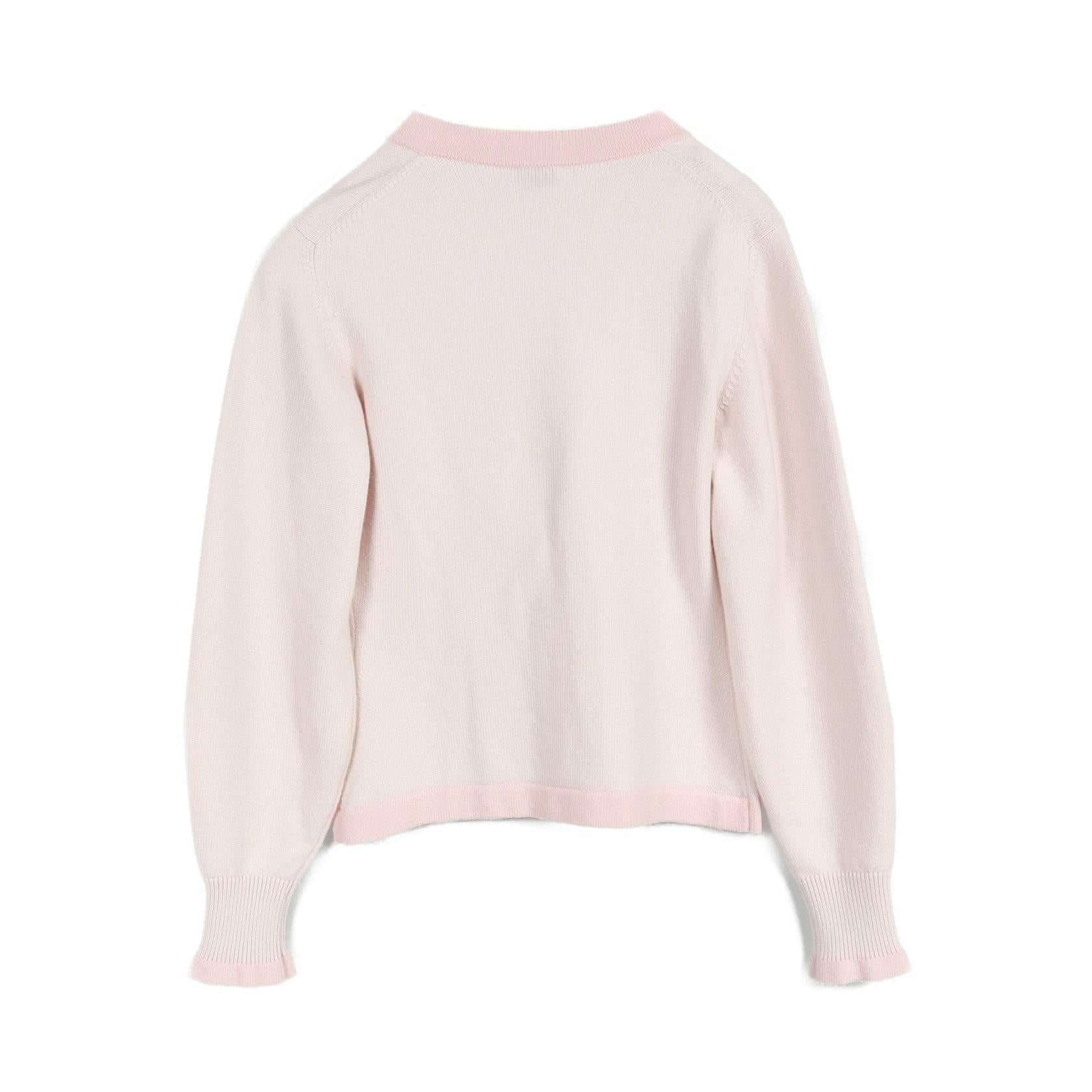 Top Quality Chanel Cashmere Cardigan Pink