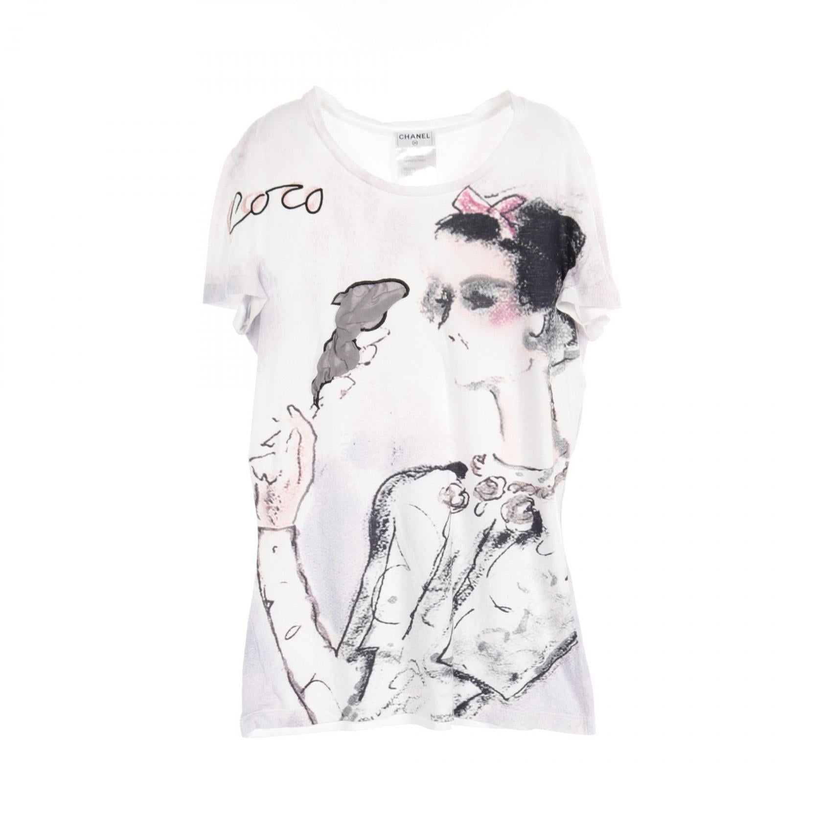 Top Quality Chanel Cotton Coco Mademoiselle Top