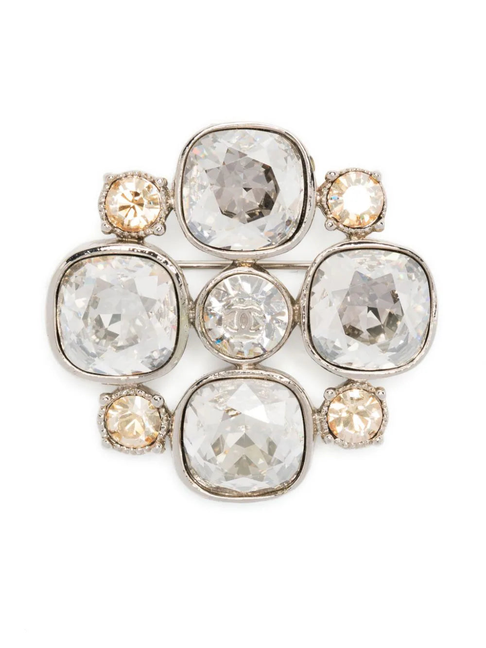 Top Quality Chanel CC Crystal-Embellished Brooch