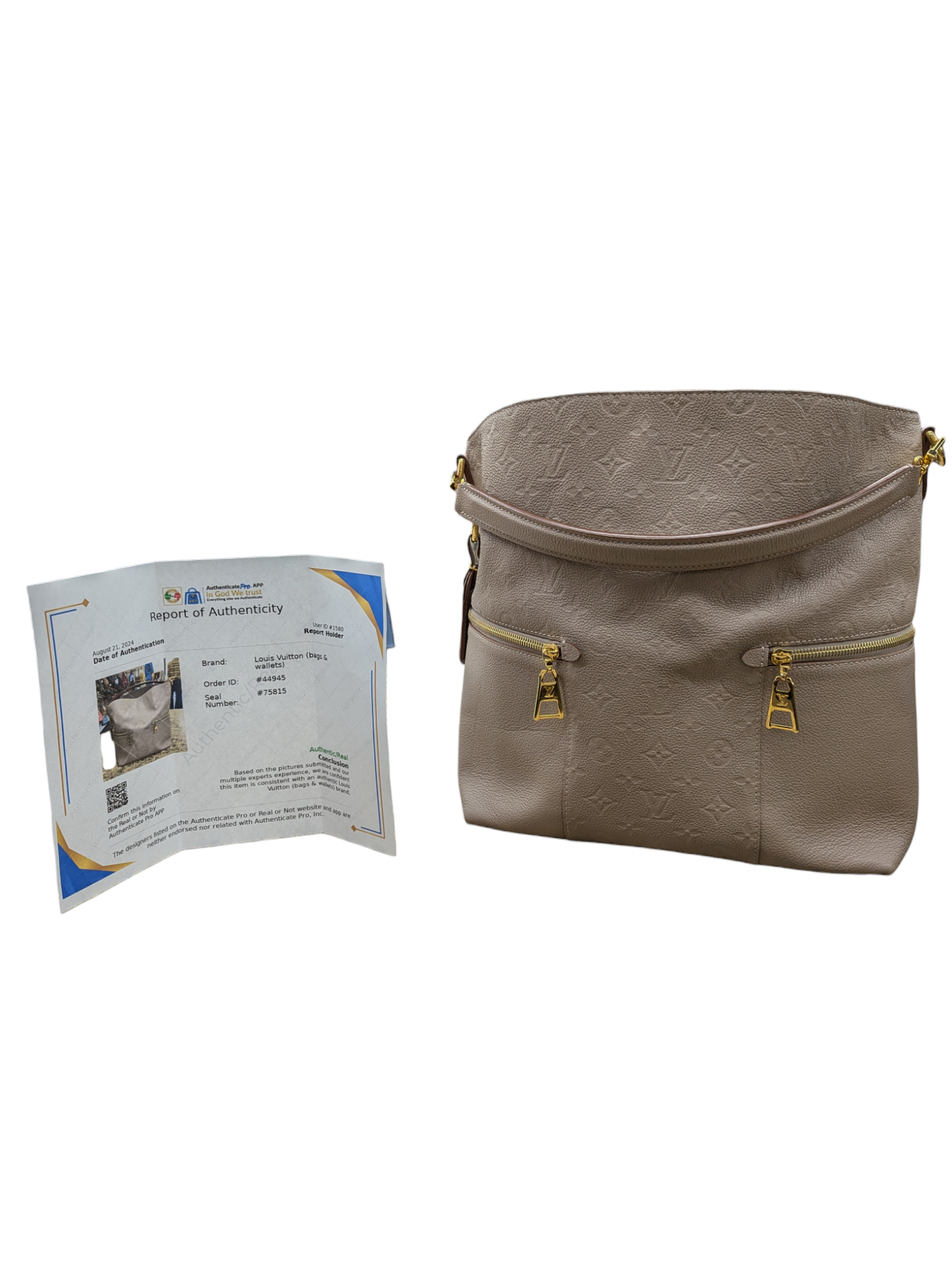 Handbag Luxury Designer By Louis Vuitton. Size: Large