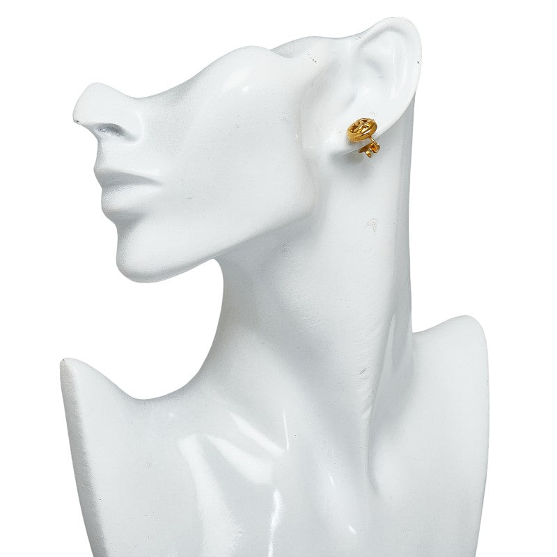 Top Quality Chanel Coco Mark Gold Plated Earrings