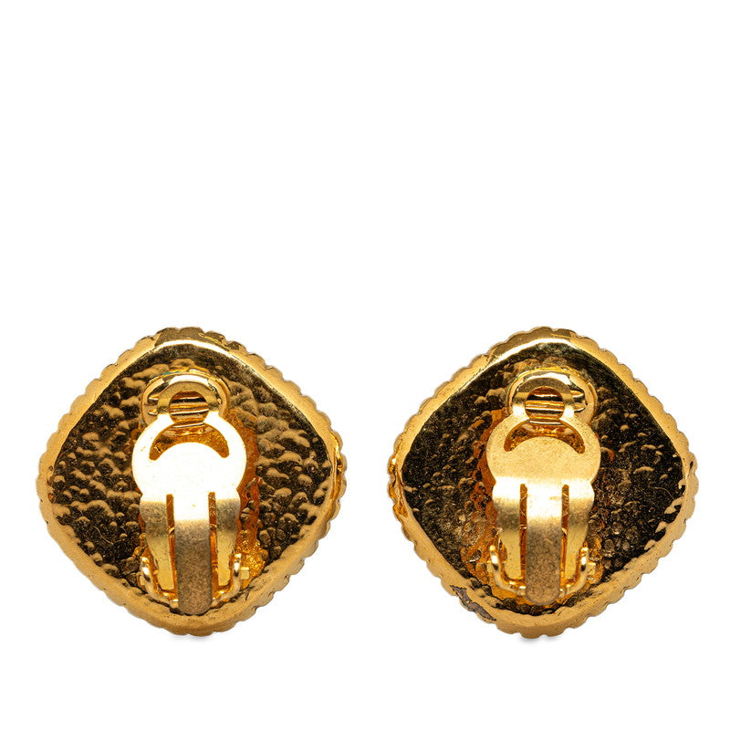 Top Quality Chanel Vintage Coco Mark Earrings Gold