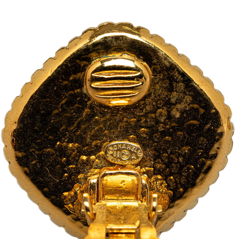Top Quality Chanel Vintage Coco Mark Earrings Gold