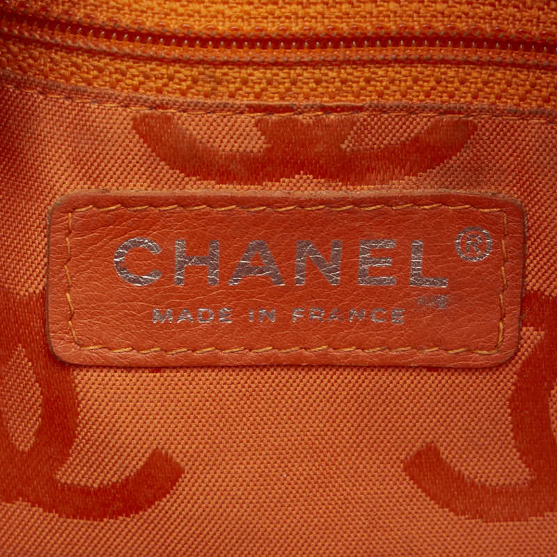 Top Quality Chanel Cambon Line Leather Handbag Beige Yellow