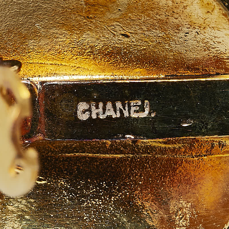 Top Quality Chanel Coco Mark Gold Plated Earrings
