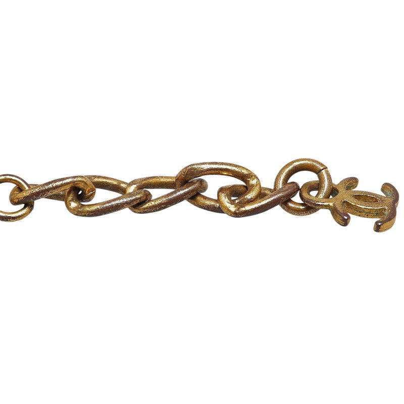 Top Quality Chanel Coco Mark Soccer Ball Motif Bracelet Gold White