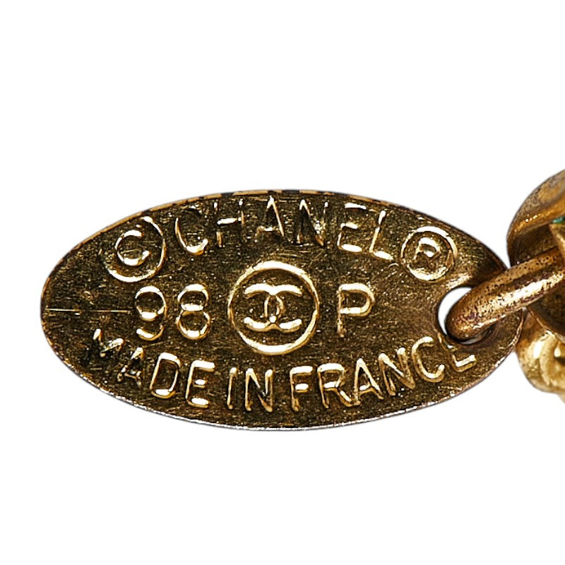Top Quality Chanel Coco Mark Soccer Ball Motif Bracelet Gold White