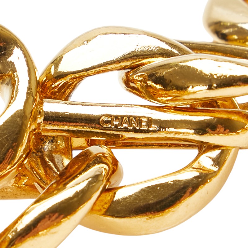 Top Quality Chanel Coco Mark Medallion Chain Belt Gold