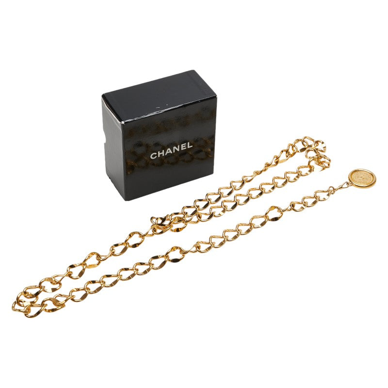 Top Quality Chanel Coco Mark Medallion Chain Belt Gold