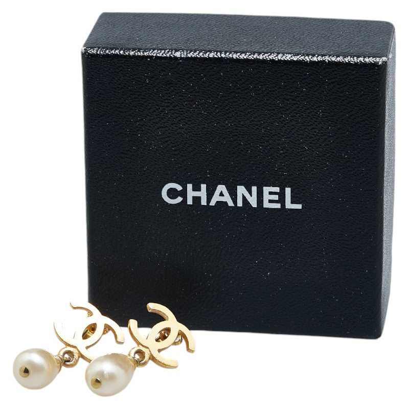 Top Quality Chanel Vintage Teardrop Swing Earrings Gold