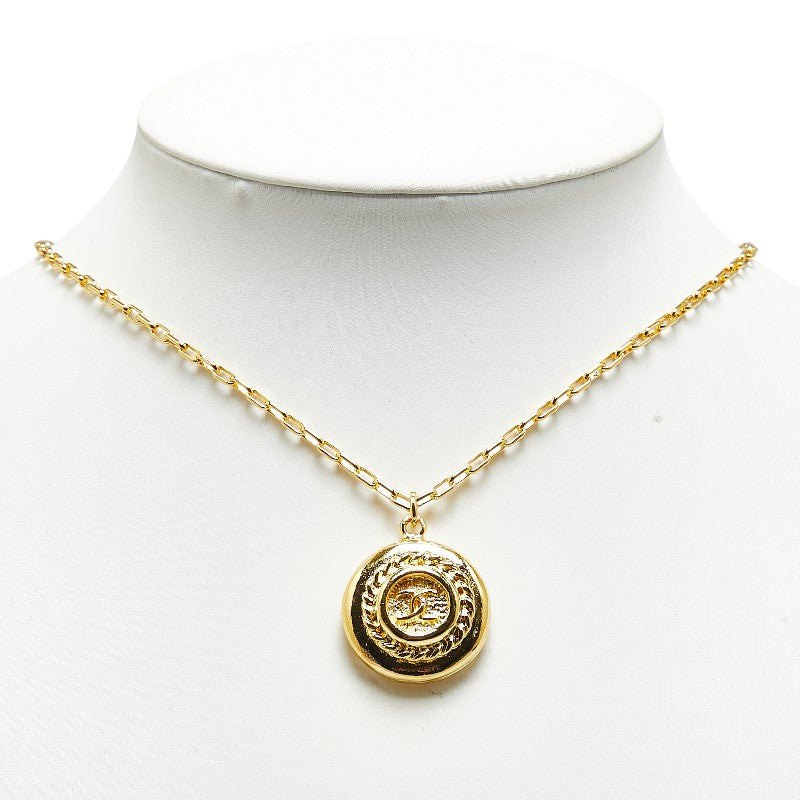 Top Quality Chanel Coco Mark Gold Necklace