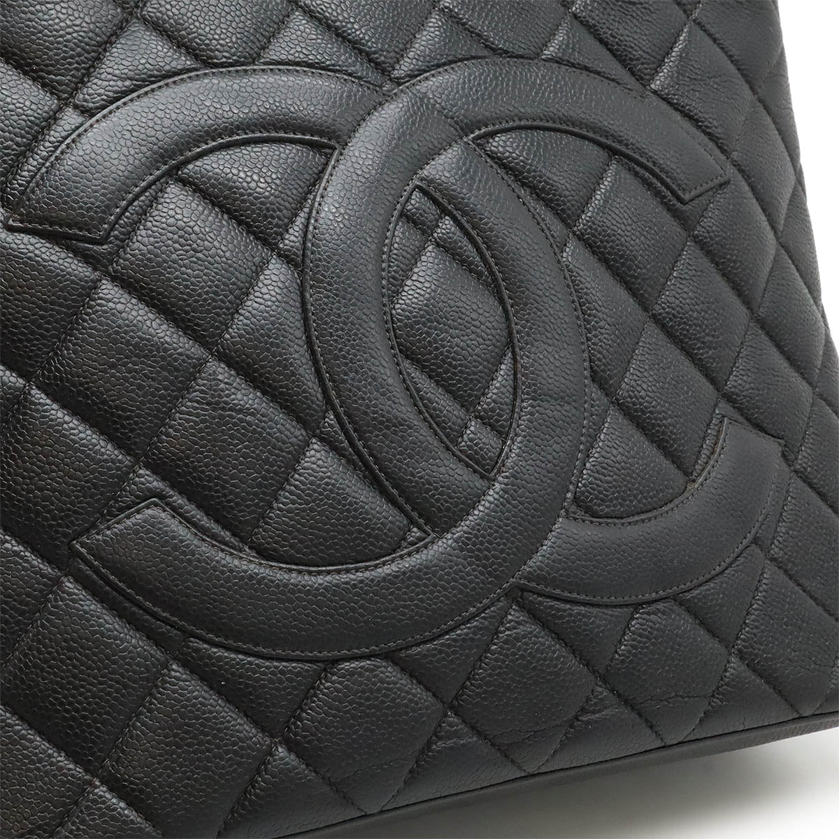 Top Quality Chanel Caviar Skin Matelasse Coco Mark Tote Bag
