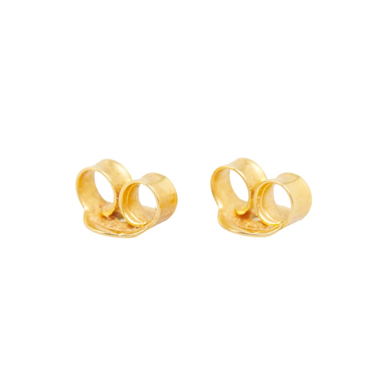 Top Quality Chanel Vintage Coco Mark Gold Plated Earrings