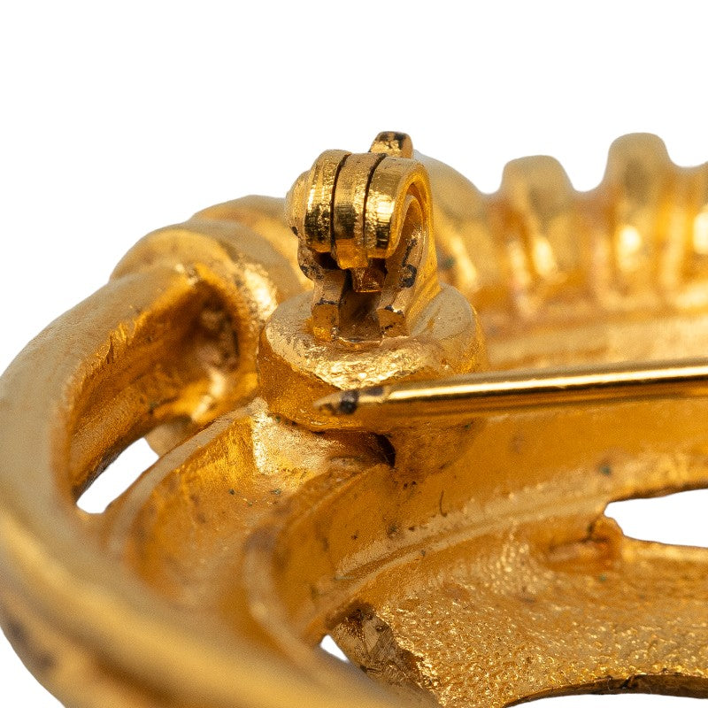 Top Quality Chanel Coco Mark Gold Plated Brooch