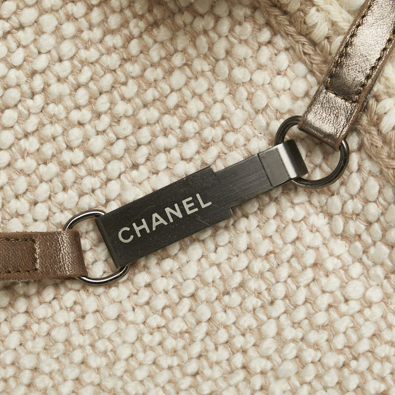 Top Quality Chanel Wool Silk Long Coat Beige