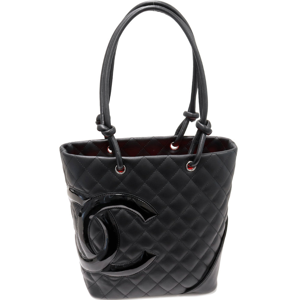 Top Quality Chanel Cambon Line Lambskin Enamel Shoulder Tote Bag A25167