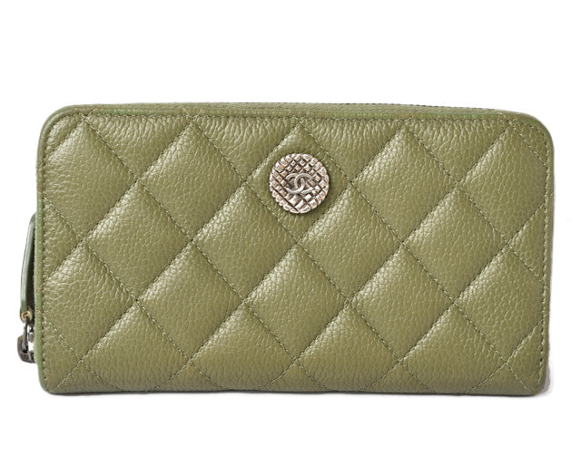 Top Quality Chanel Caviar Skin Medium Wallet
