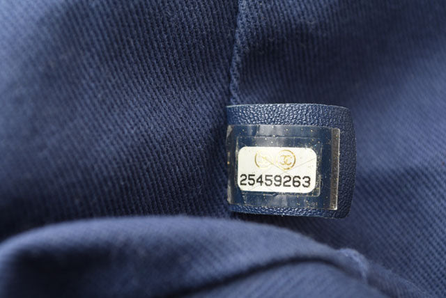 Top Quality Chanel Cotton Canvas Denim Backpack Chain Bag Deauville 2018 Cruise Line