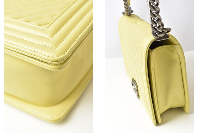 Top Quality Chanel Boy Lambskin 2way Chain Shoulder/Clutch Bag