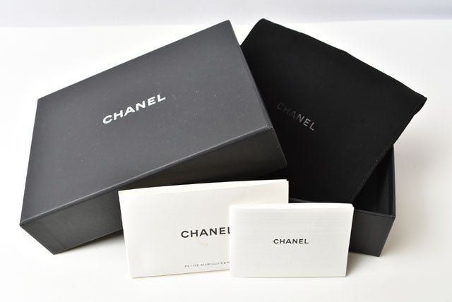 Top Quality Chanel Lambskin Coin/Card Case Black/Bordeaux