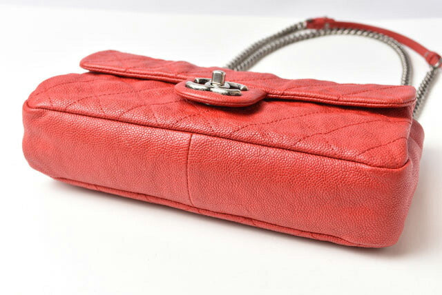 Top Quality Chanel Caviar Chain Shoulder Bag Red
