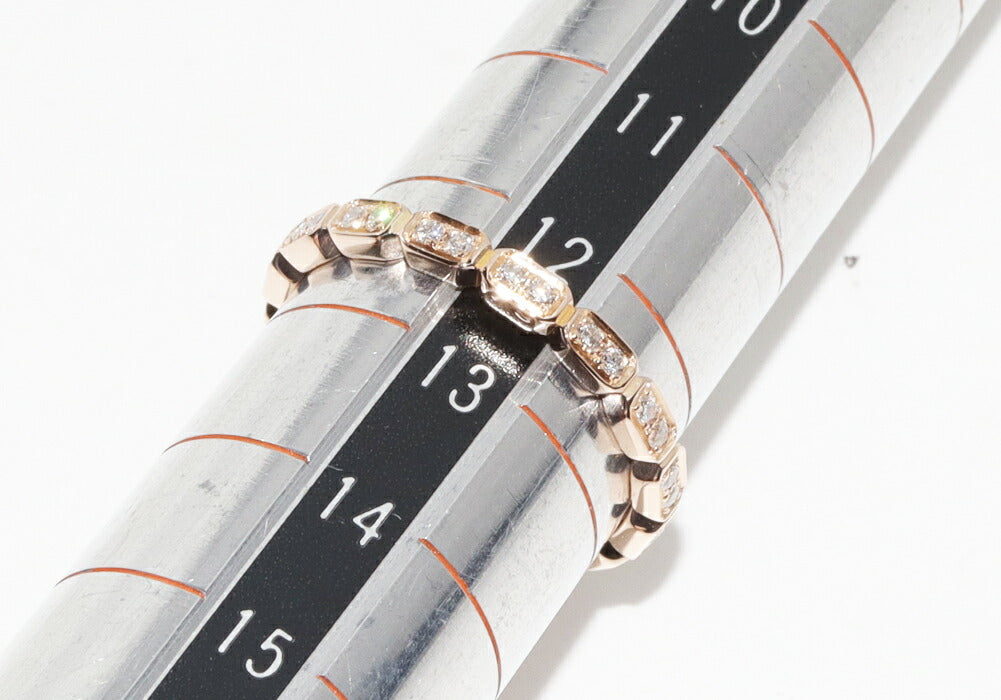Top Quality Chanel K18PG Diamond Ring Full J4134