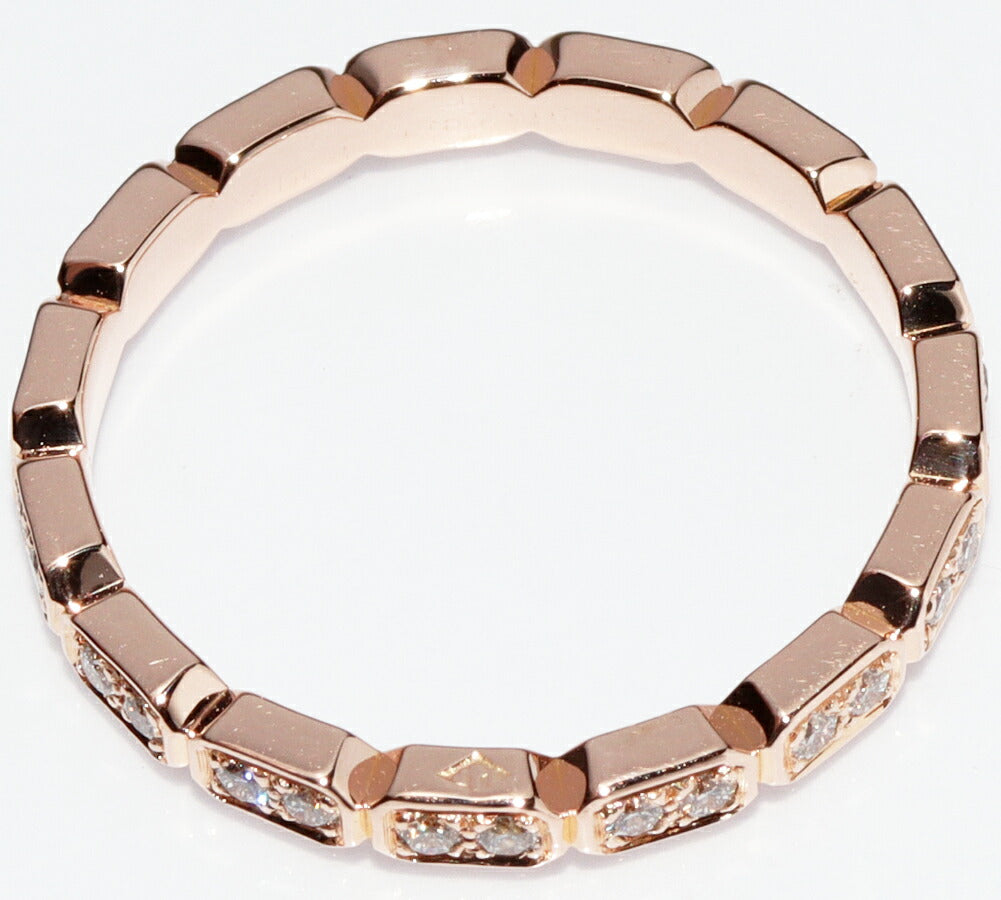 Top Quality Chanel K18PG Diamond Ring Full J4134