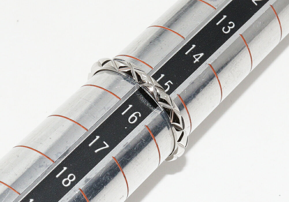 Top Quality Chanel Pt950 Matelasse Ring Small Model J2820
