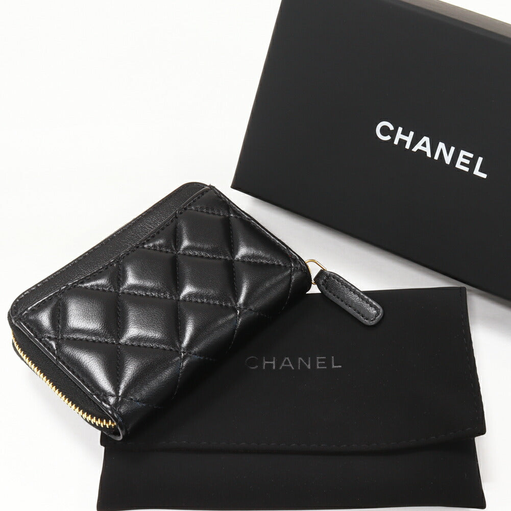 Top Quality Chanel Lambskin Coin Case Classic Zip AP0216