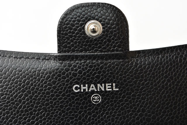 Top Quality Chanel Caviar Skin Long Wallet Timeless Classic Matelasse AP0241