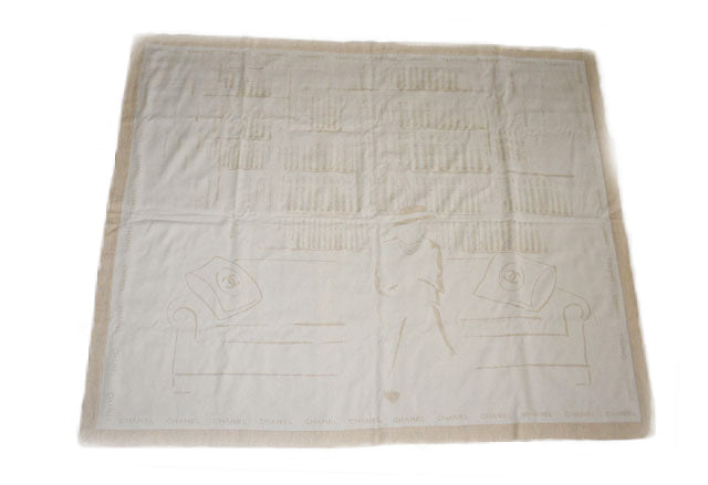 Top Quality Chanel Reversible Wool Silk Blanket