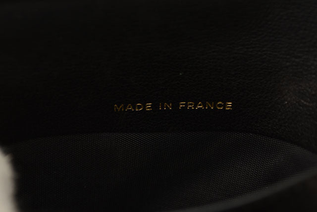Top Quality Chanel Caviar Skin Vintage Wallet Black