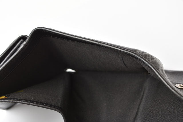 Top Quality Chanel Camellia Lambskin Compact Wallet