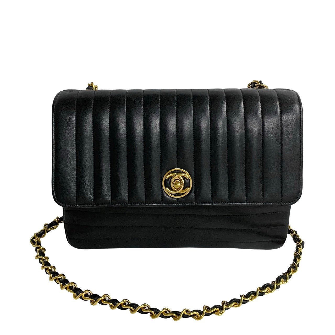 Top Quality Chanel Lambskin Mademoiselle Chain Shoulder Bag