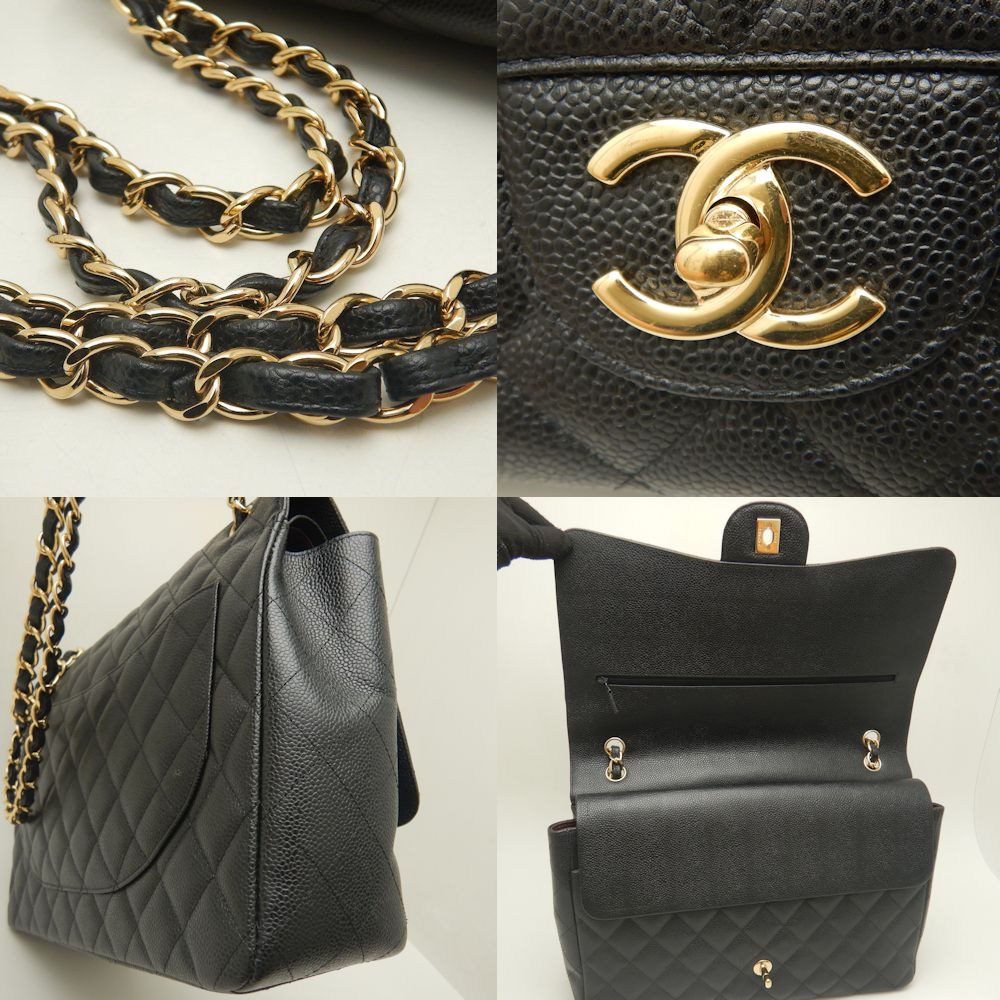 Top Quality Chanel Caviar Skin Flap Chain Shoulder Bag