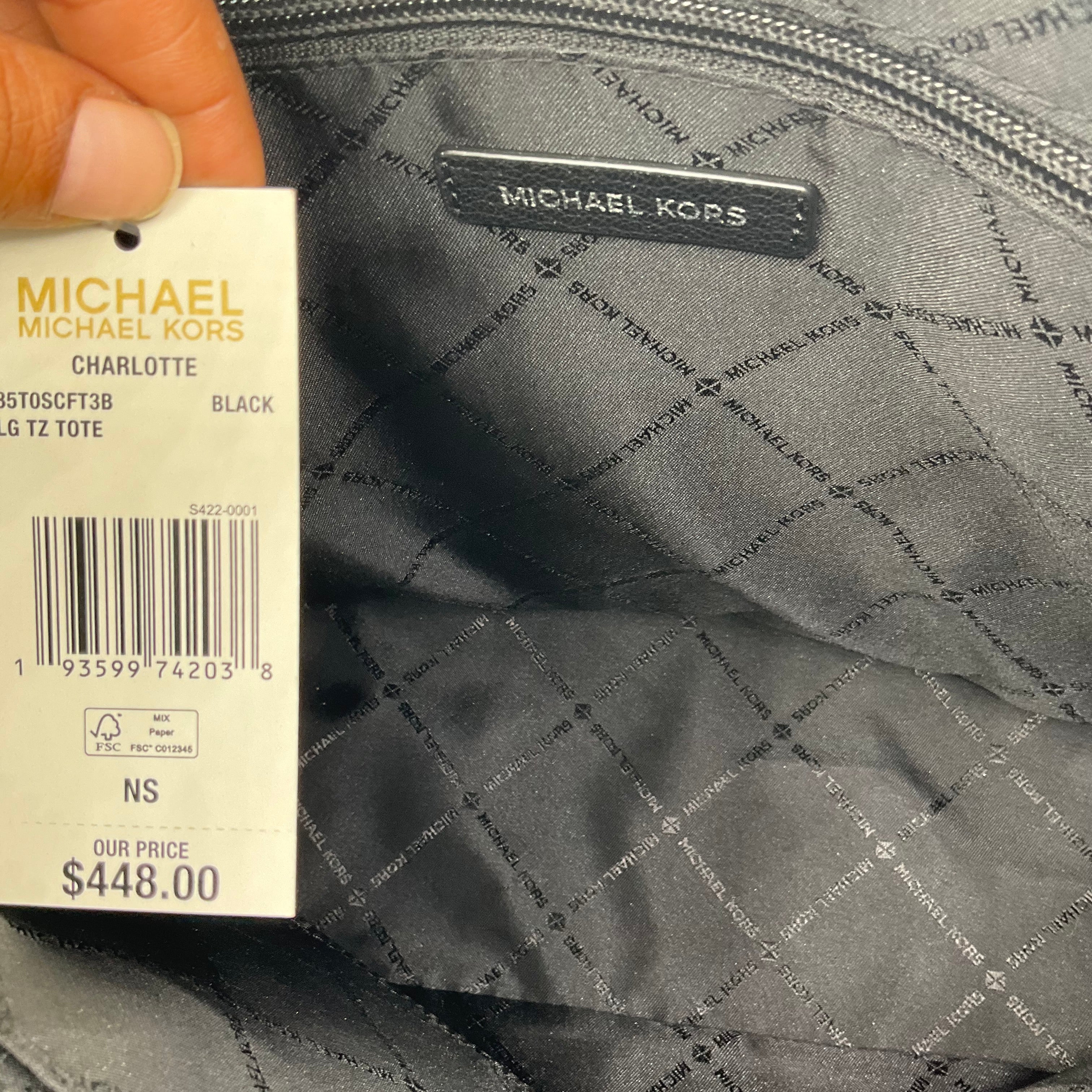 Tote Designer By Michael Kors. Size: Medium