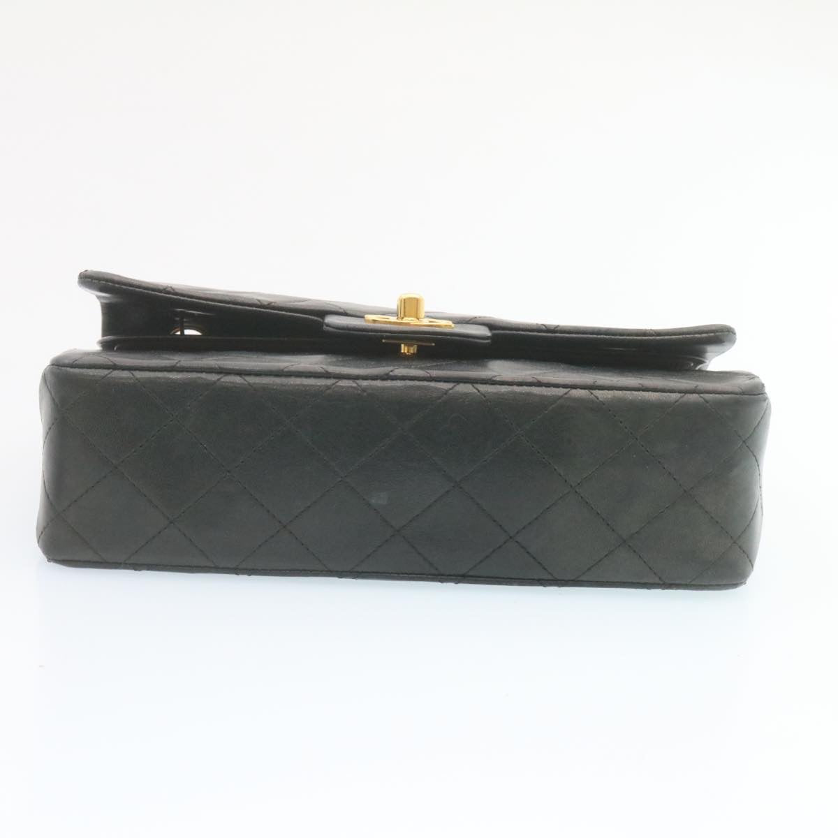 Top Quality Chanel Classic Matelasse 23 Chain New Shoulder Bag Lamb Skin Black Auth 28634A
