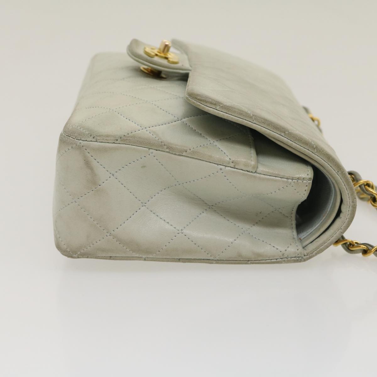 Top Quality Chanel Classic Matelasse 25 Double Chain New Shoulder Bag Lamb Skin Auth 29961A