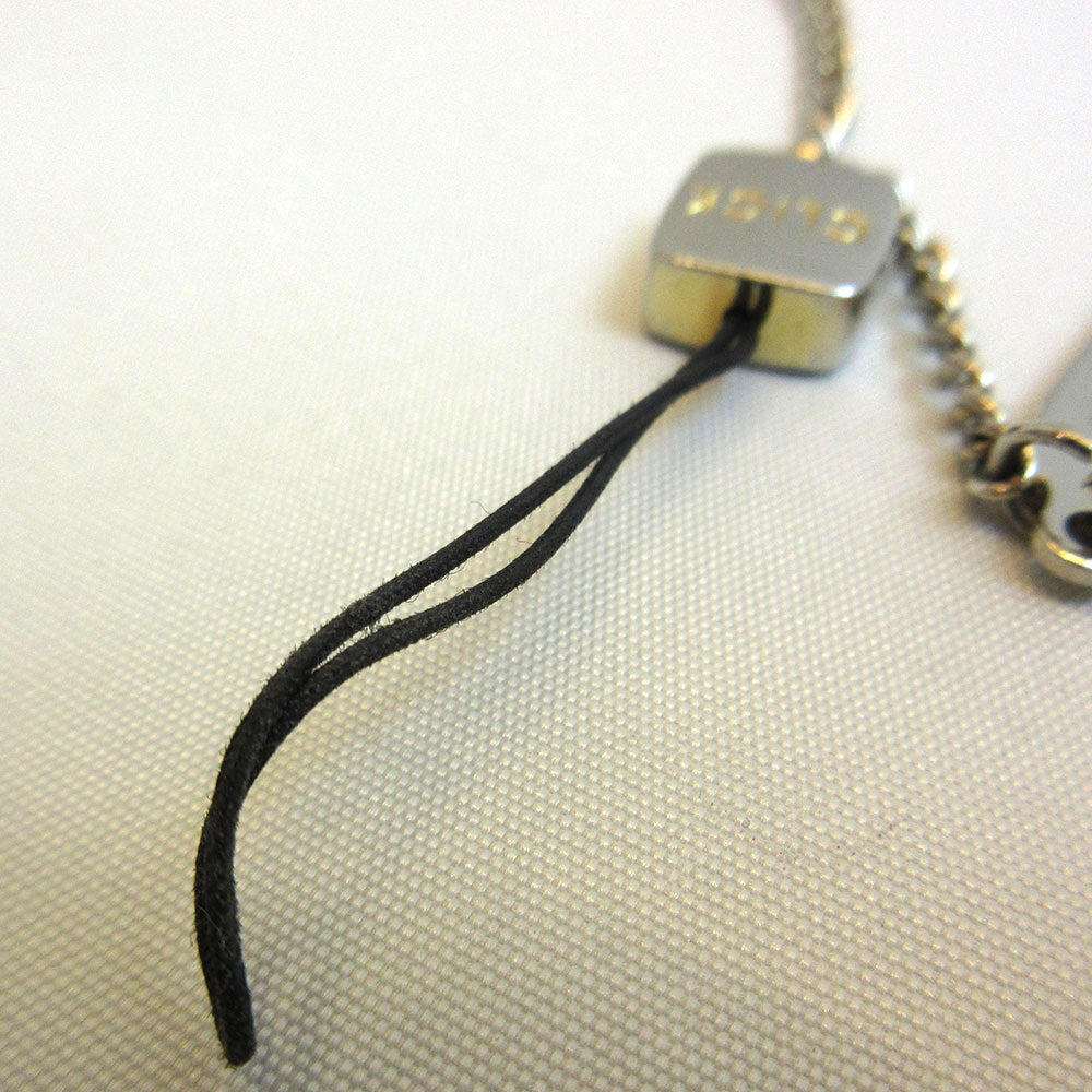 Top Quality Chanel Metal Mobile Strap Keychain Gold Black Red Lipstick Motif