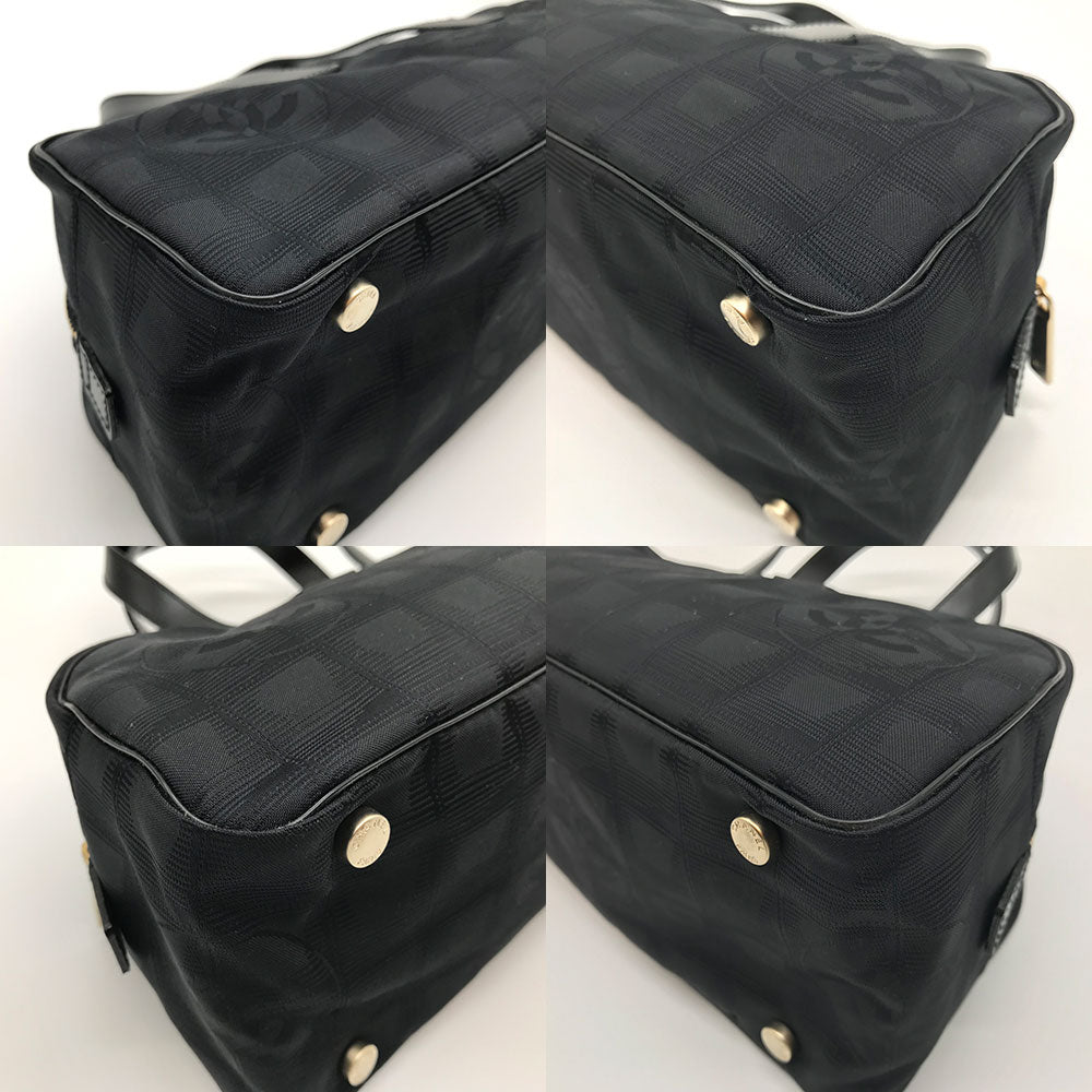 Top Quality Chanel Nylon Jacquard Mini Boston Bag