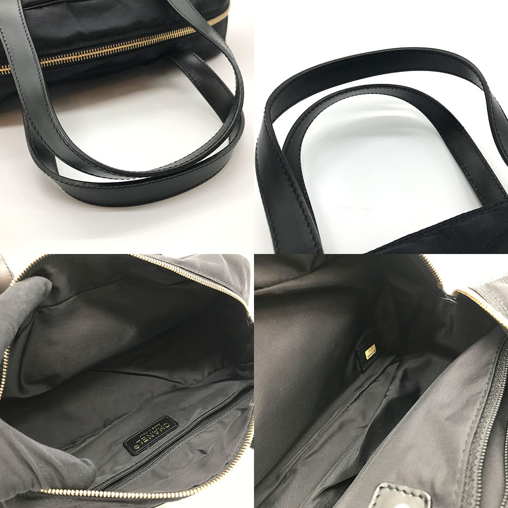 Top Quality Chanel Nylon Jacquard Mini Boston Bag