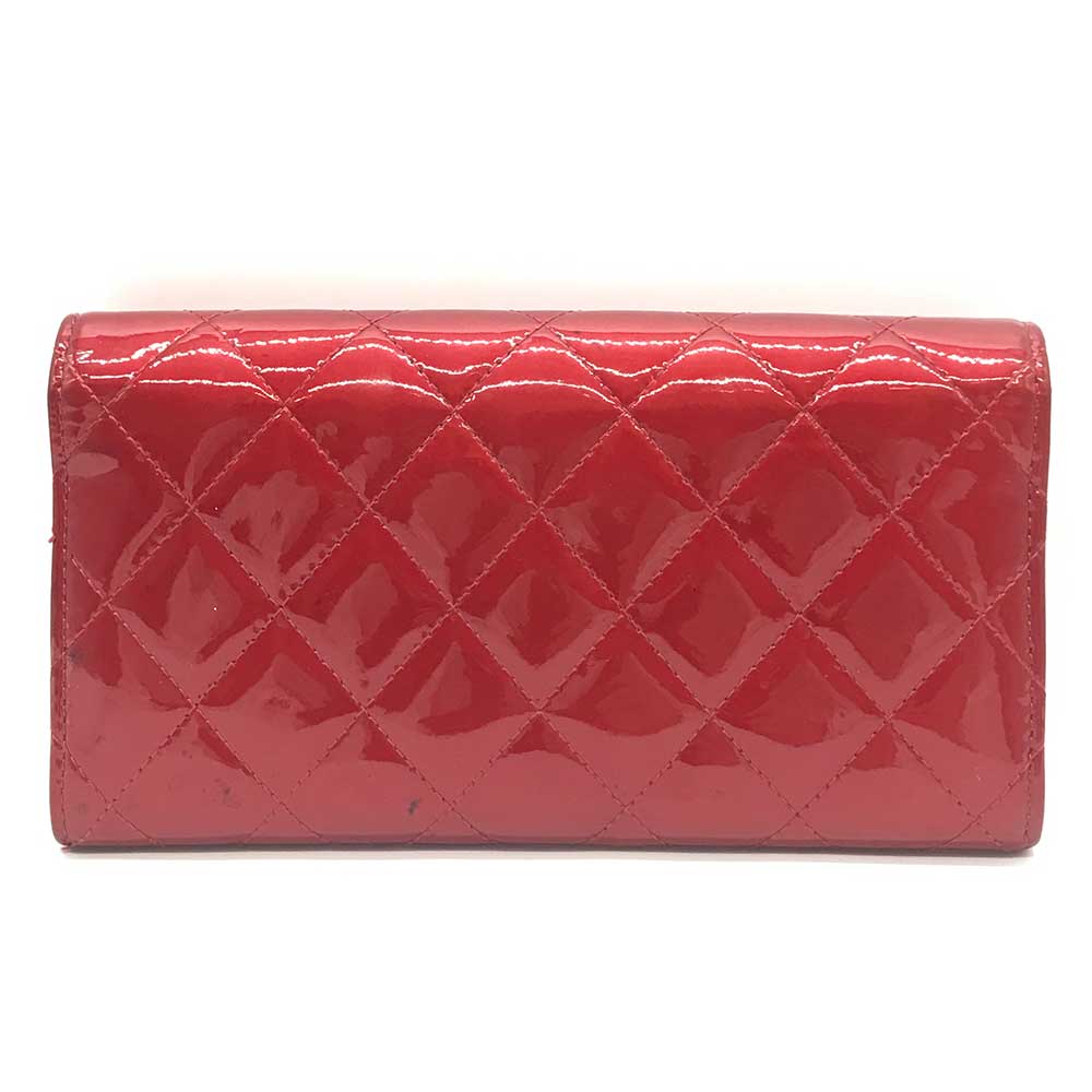 Top Quality Chanel Matelasse Long Wallet Bordeaux